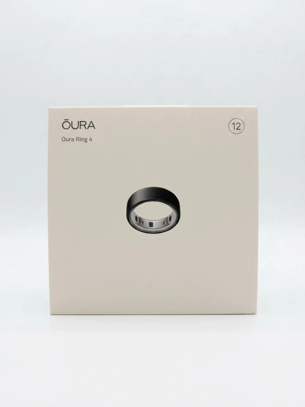 Oura Ring 4, Stealth - Size 12